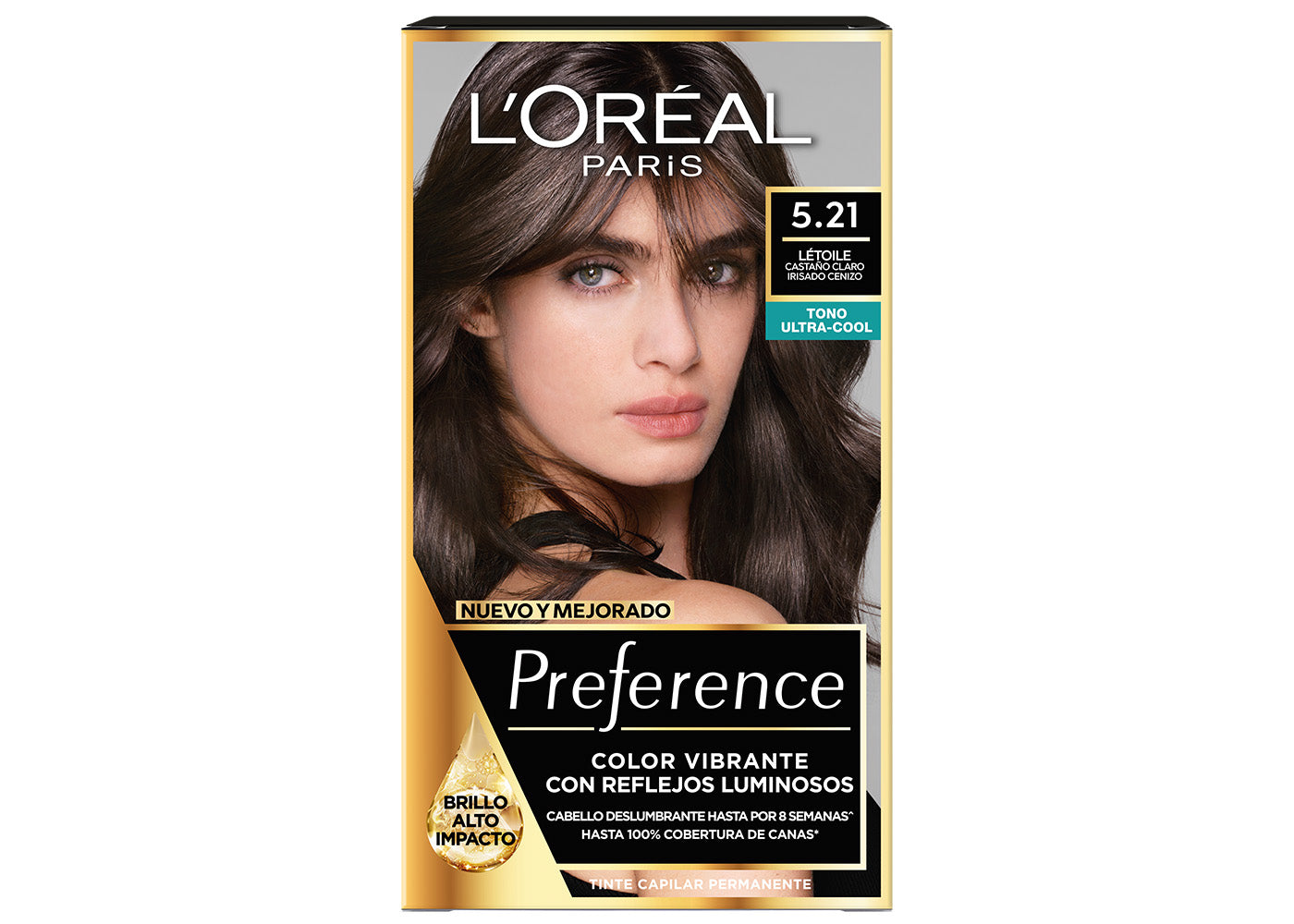 L'Oreal Paris Tinte Capilar Permanente Ultra Cools Preference 5.21, Letoile, 0.23 g